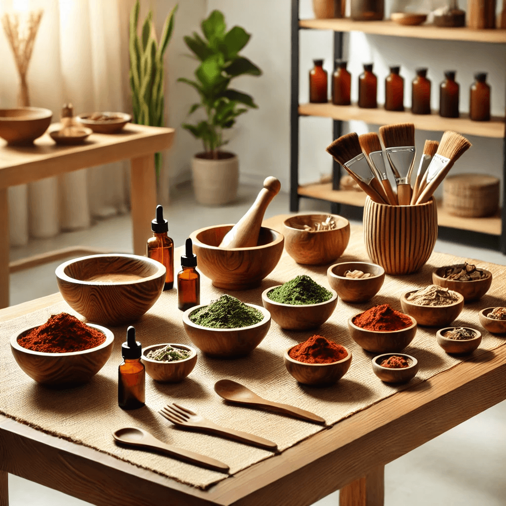 Colorazione con erbe botaniche